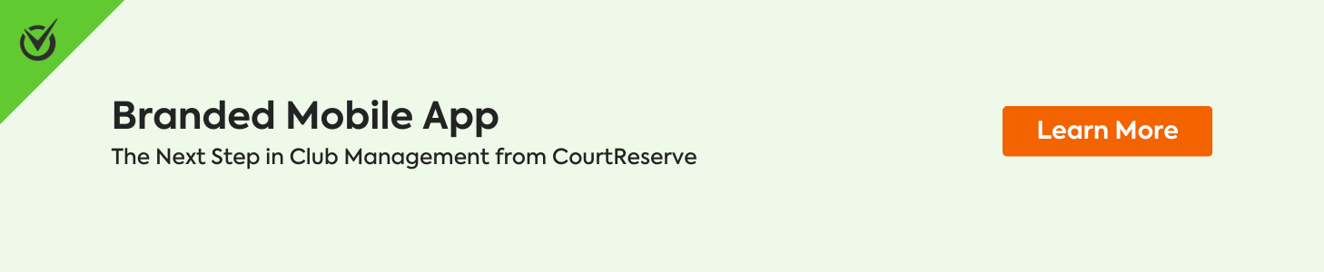 Branded mobile app from CourtReserve