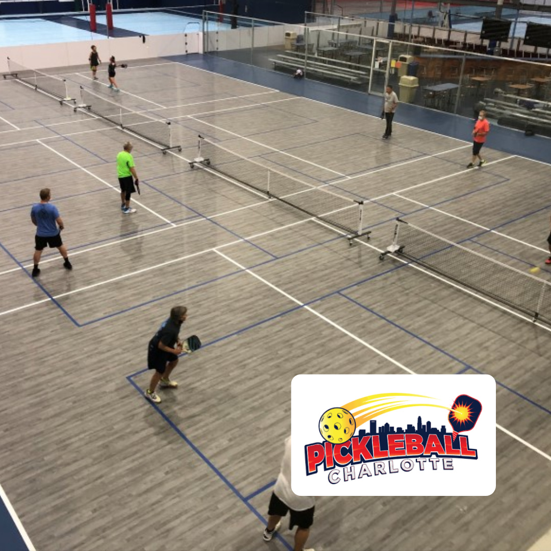 Photo of players at the Pickleball Charlotte facility