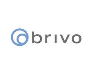 Brivo logo with blue icon