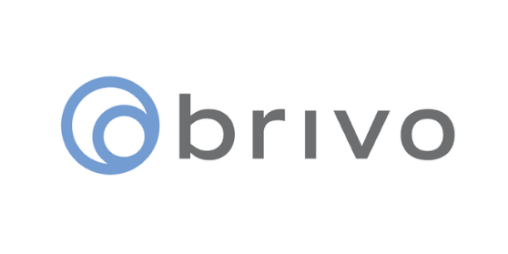 Brivo logo with blue icon