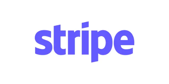 Stripe logo in blue text