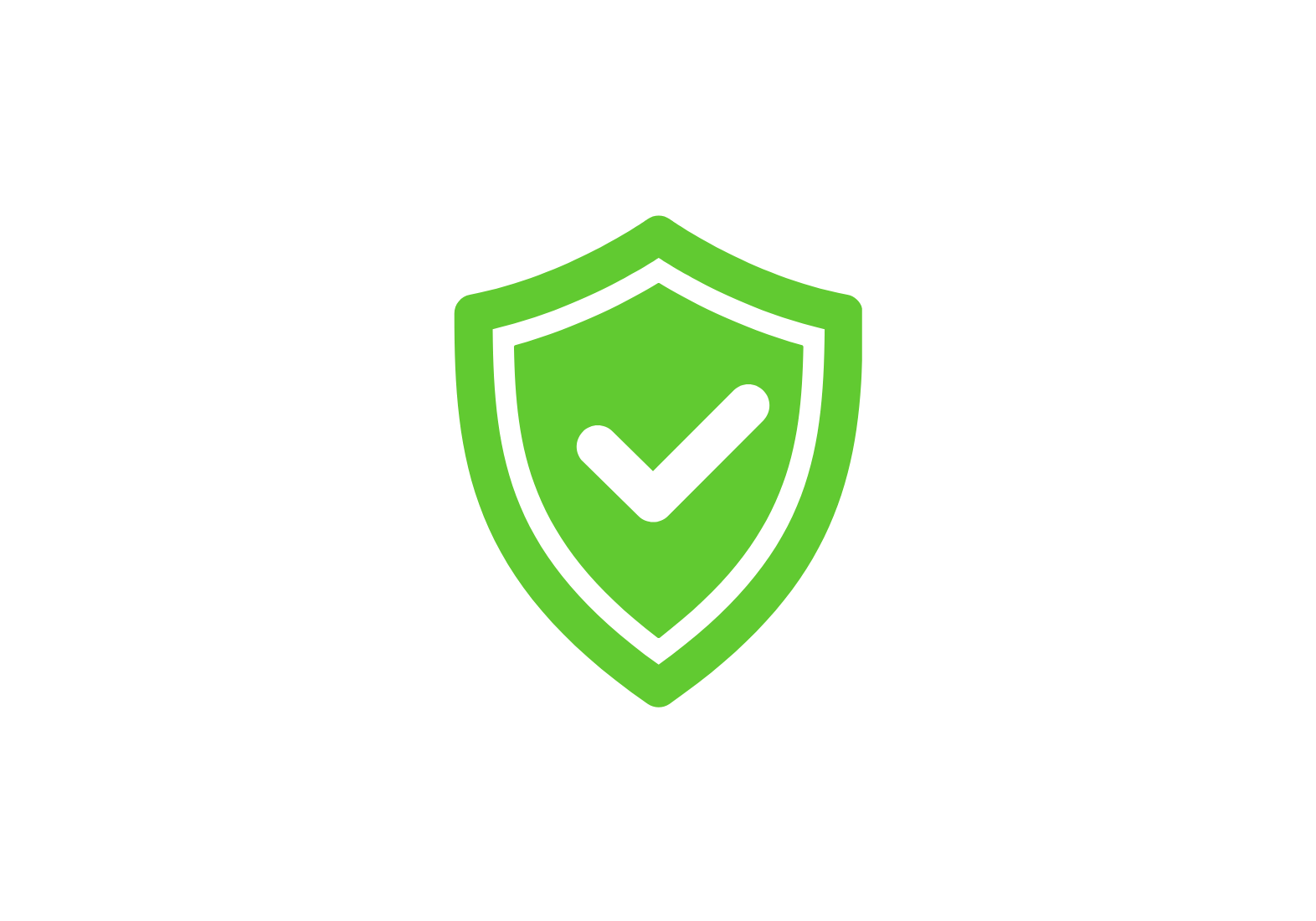 we have your back Green shield with a white check mark